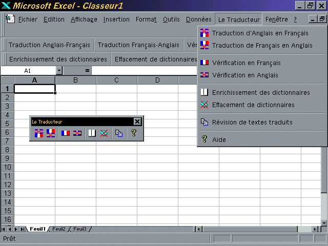 Intgration du logiciel dans Excel